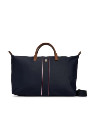 Tommy Hilfiger Torebka Popette Weekender Corp AW0AW18529 Niebieski