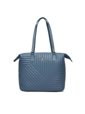 Tommy Hilfiger Torebka Poppy Reform Tote Qu AW0AW17013 Niebieski