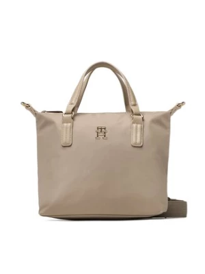 Tommy Hilfiger Torebka Poppy Small Tote AW0AW14476 Beżowy