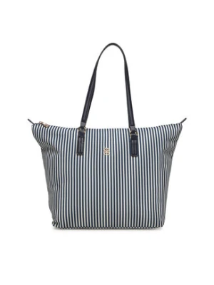 Tommy Hilfiger Torebka Poppy Summer Tote AW0AW17203 Granatowy