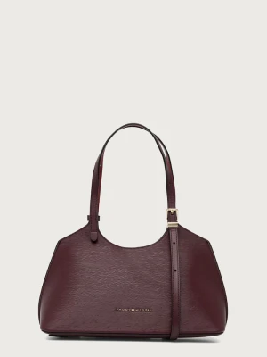 Tommy Hilfiger torebka shopper damska bordowy