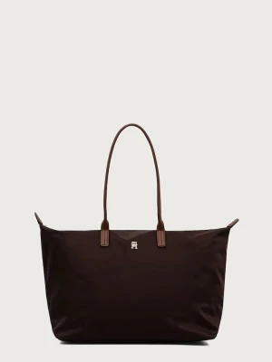 Tommy Hilfiger torebka shopper damska brązowy