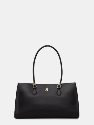 Tommy Hilfiger torebka shopper damska z imitacji skóry czarny
