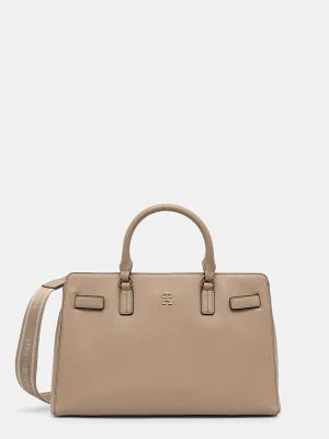 Tommy Hilfiger torebka shopper damska z imitacji skóry beżowy