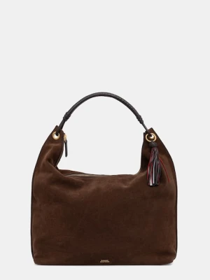 Tommy Hilfiger torebka shopper damska zamszowa