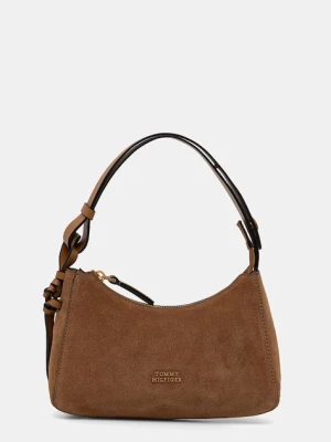 Tommy Hilfiger torebka shopper damska zamszowa