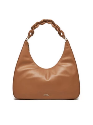 Tommy Hilfiger Torebka Soft Leather Hobo AW0AW16292 Brązowy