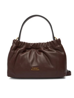Tommy Hilfiger Torebka Soft Leather Mini Crossover AW0AW18306 Brązowy