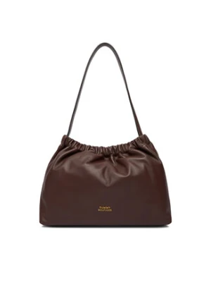 Tommy Hilfiger Torebka Soft Leather Shoulder Bag AW0AW18307 Bordowy
