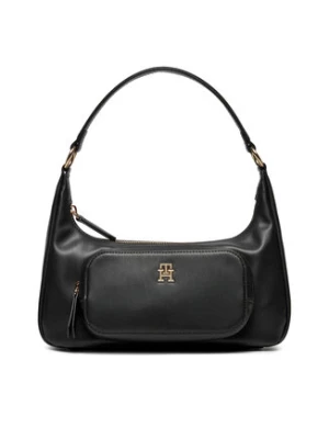 Tommy Hilfiger Torebka Soft Utility Shoulder Bag Pu AW0AW16711 Czarny