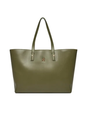 Tommy Hilfiger Torebka Th Chic Tote AW0AW16302 Zielony