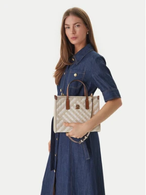 Tommy Hilfiger Torebka Th City Mini Tote AW0AW18393 Beżowy