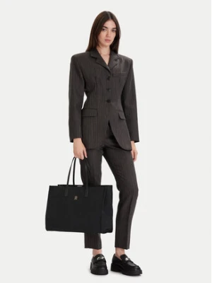 Tommy Hilfiger Torebka Th City Tote Mono Nylon AW0AW18163 Czarny