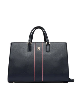 Tommy Hilfiger Torebka Th Daily Satchel Corp AW0AW18644 Granatowy