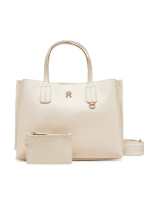 Tommy Hilfiger Torebka Th Distinct Mini Tote AW0AW17192 Beżowy