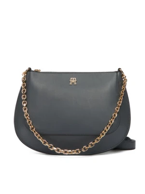 Tommy Hilfiger Torebka Th Glam Conv Med Crossover AW0AW18143 Szary