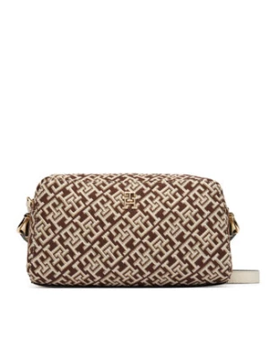 Tommy Hilfiger Torebka Th Grace Camera Bag Jacquard AW0AW18864 Brązowy