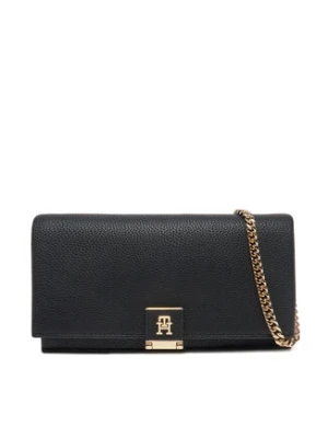 Tommy Hilfiger Torebka Th Her Flap W/Chain AW0AW17403 Czarny