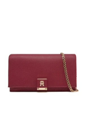 Tommy Hilfiger Torebka Th Her Flap W/Chain AW0AW17403 Czerwony