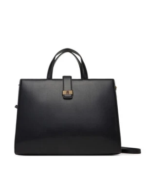 Tommy Hilfiger Torebka Th Heritage Satchel AW0AW18287 Czarny