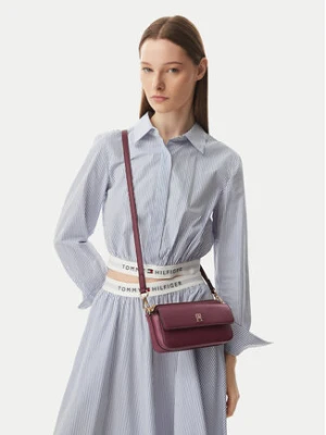 Tommy Hilfiger Torebka Th Icon Camera Bag AW0AW18721 Bordowy