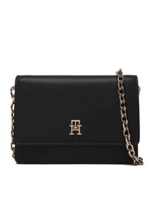 Tommy Hilfiger Torebka Th Icon Card Holder W/Chain AW0AW18248 Czarny