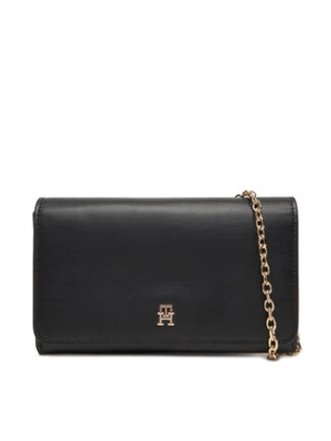 Tommy Hilfiger Torebka Th Icon Flap W/ Chain AW0AW17958 Czarny
