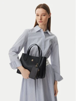 Tommy Hilfiger Torebka Th Icon Mini Satchel AW0AW18722 Czarny