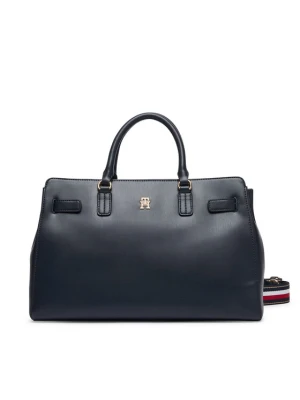 Tommy Hilfiger Torebka Th Joy Satchel Corp AW0AW19318 Granatowy