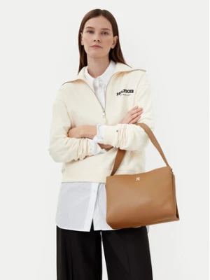 Tommy Hilfiger Torebka Th Legacy Med Satchel AW0AW17173 Brązowy
