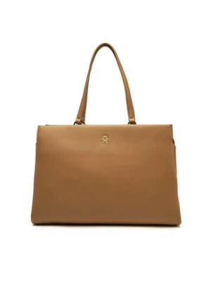 Tommy Hilfiger Torebka Th Legacy Tote AW0AW17197 Brązowy