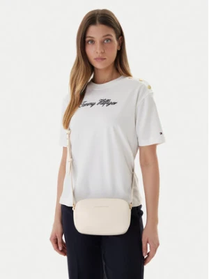 Tommy Hilfiger Torebka Th Logo Camera Bag AW0AW18115 Écru