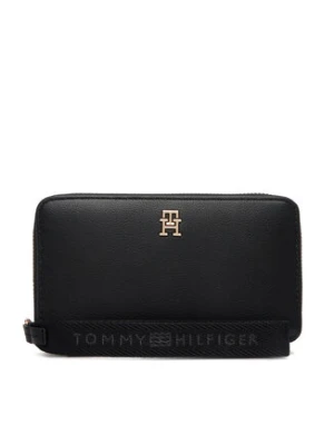 Tommy Hilfiger Torebka Th Logotape Compact Zip Around AW0AW18699 Czarny