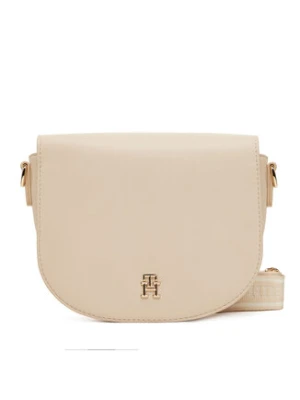 Tommy Hilfiger Torebka Th Logotape Saddle Bag AW0AW17184 Biały