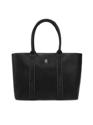 Zdjęcie produktu Tommy Hilfiger Torebka Th Logotape Tote AW0AW17198 Czarny