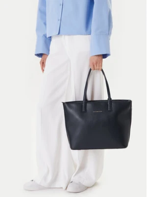 Zdjęcie produktu Tommy Hilfiger Torebka Th Logotape Tote AW0AW17449 Granatowy