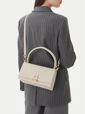 Tommy Hilfiger Torebka Th Monogram Pebble Grain Crossbody Bag AW0AW17216 Écru