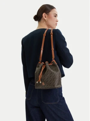 Tommy Hilfiger Torebka Th Monoplay Bucket Le AW0AW18847 Czarny