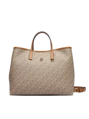 Tommy Hilfiger Torebka Th Monoplay Satchel AW0AW19173 Beżowy