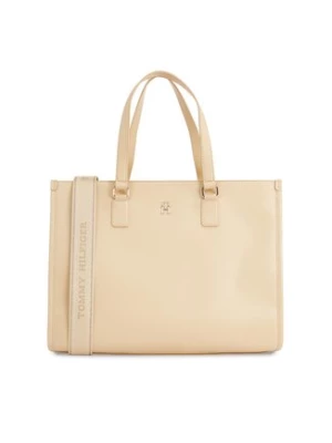 Tommy Hilfiger Torebka Th Monotype Tote AW0AW15978 Beżowy