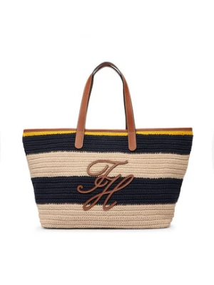 Tommy Hilfiger Torebka Th Nautical Tote Crochet Str AW0AW18816 Kolorowy
