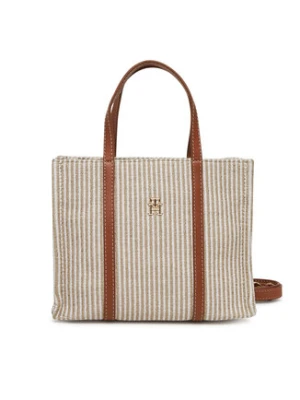 Zdjęcie produktu Tommy Hilfiger Torebka Th Premium Beach Le Mini Tote AW0AW17208 Beżowy