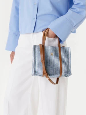 Tommy Hilfiger Torebka Th Premium Beach Le Mini Tote AW0AW17208 Niebieski
