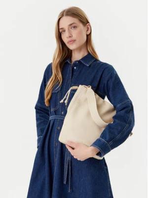 Tommy Hilfiger Torebka Th Soft Summer Bucket AW0AW17540 Beżowy