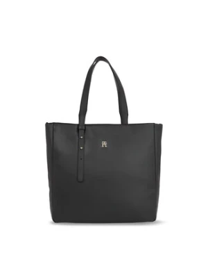 Tommy Hilfiger Torebka Th Soft Tote AW0AW15527 Czarny