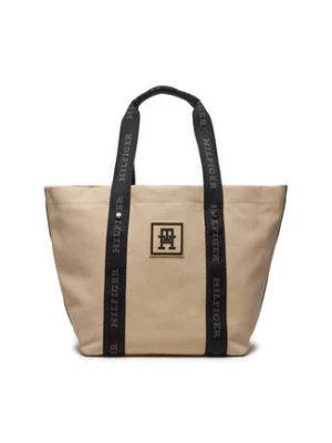 Tommy Hilfiger Torebka Th Sport Luxe Tote AW0AW15732 Biały