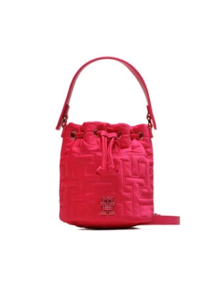 Tommy Hilfiger Torebka Tj Chic Nylon Bucket AW0AW14864 Różowy