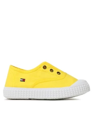 Tommy Hilfiger Trampki Low Cut Easy - On Sneaker T1X9-32824-0890 S Żółty