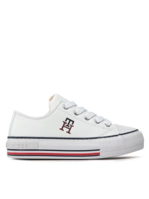 Tommy Hilfiger Trampki Low Cut Lace Up Sneaker T3A9-32287-1355 M Biały