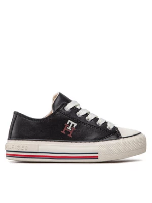 Tommy Hilfiger Trampki Low Cut Lace-Up Sneaker T3A9-32287-1355 m Czarny